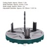 Adjustable Punching Saw Round Hole Opener Tools with Positioning Bit