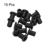 sourcing map 15Pcs t Shape Rubber Grommet Mount Dia 6mm
