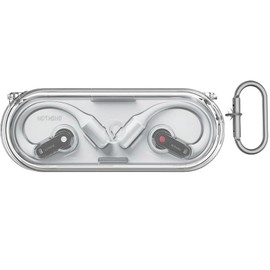 Nothing Ear (open) Case, Earphone Case, Carabiner Strap, Stylish, Simple, Clear, Clear Case