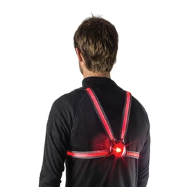 Oxford CommuterX4 Fibre Optic Rear Light - Black/Red, One Size