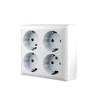 Surface-mounted Sockets Schucko Sockets 2-way, 3-way or 4-way