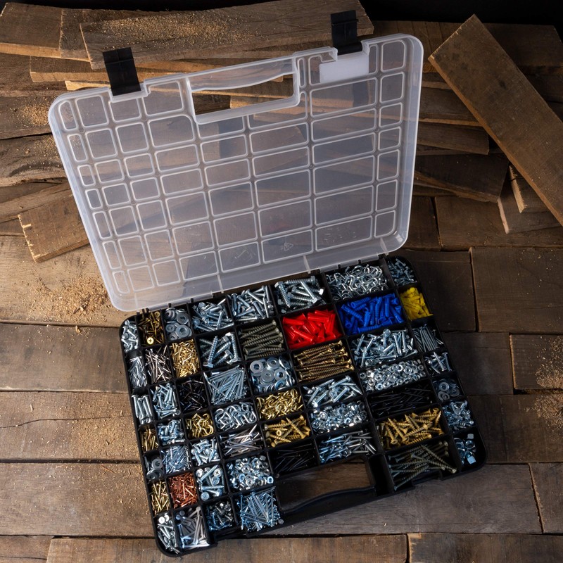 Stalwart - 75-ST6073 Portable Storage Case with Secure Locks and