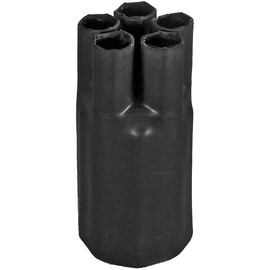Electriduct Heat Shrink Breakout Boots 1.5" Core Diameter 5 Cores (1 Piece) Black
