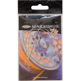 FLADEN Braided Fly Leader Loop Line (Pack of 3) - Transparent