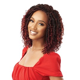 Outre Crochet Braids X-Pression Twisted Up 2X Boho Wavy Bomb Twist 10" (1-pack, 2)