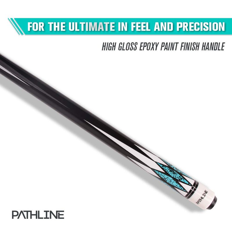 Pathline Pool Cue Stick - 58 inch Canadian Maple Billiard