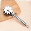 ABOOFAN 2pcs Stainless Steel Rolling Meat Tenderizer Needles with Ergonomic
