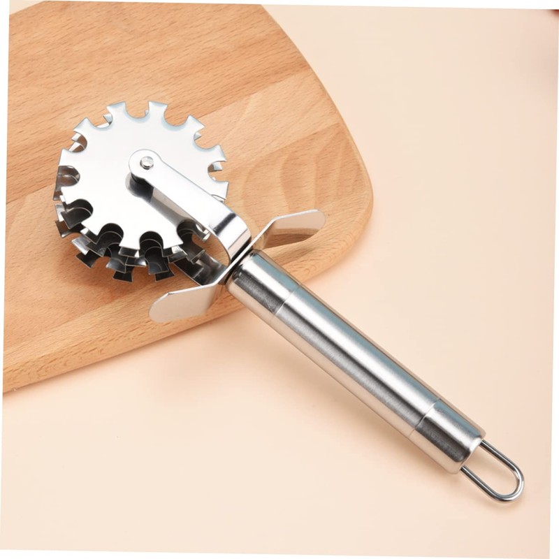 ABOOFAN 2pcs Stainless Steel Rolling Meat Tenderizer Needles with Ergonomic