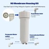 MOPUEHEL 400 GPD RO Membrane with Reverse Osmosis Membrane Housing