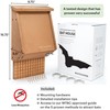 WHITEHORSE Bat House for Outdoors - 4-Chamber Bat Box -