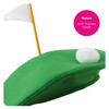 Golf Hat Fancy Dress Accessory Crazy Pub Golf Green Beret