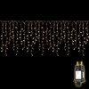 SALCAR LED Eisregen Lichterkette Außen 10m, Lichtervorhang Fenster Weihnachten Innen