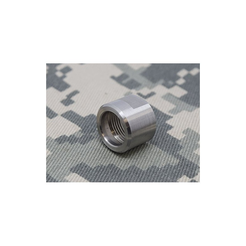 1/2" x 28 Barrel Thread and Crown Protector 9MM Stainless