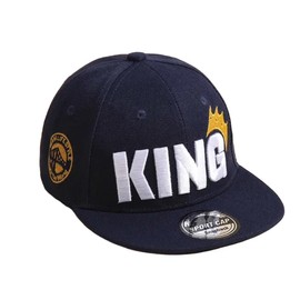 Sproutsy Cap, Kids, Boys, Hat, Baseball Cap, Snapback, Flat Visor, KING, navy