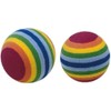 Adapt Avenue Cat Balls with Rainbow Design, Interactive Pet Toys