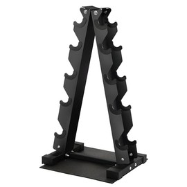 Fitvids Dumbbell Rack A-Frame Weight Rack for Home Gym 5 Tier