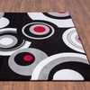 LUXE WEAVERS Geometric Black 8x10 Area Rug
