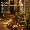 Solar Christmas Tree Light for Outdoor Decor – Waterproof LED