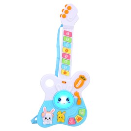 Electric Musical Guitar Toy Children Boy Girl Toddler Learning Educational Toy GiftBlue
