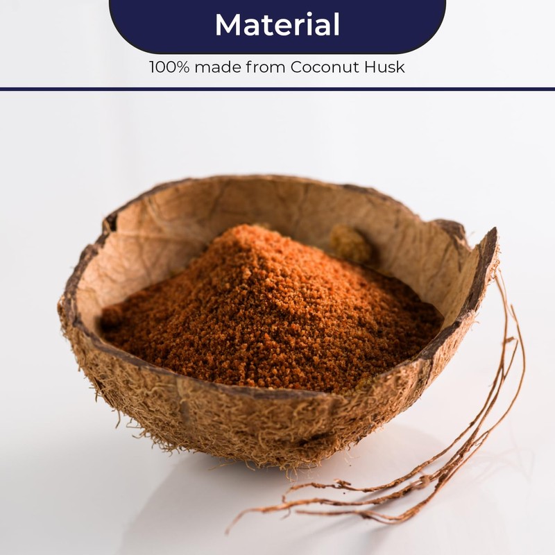 CocoCleanerPro UBICON 100% Coconut Coir Spill Absorbent for Oil, Grease,