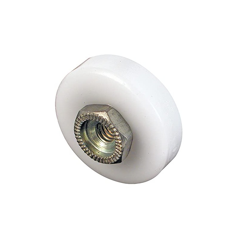 Prime-Line MP6001-2 Shower Door Roller, 3/4 In., Plastic, Steel Ball