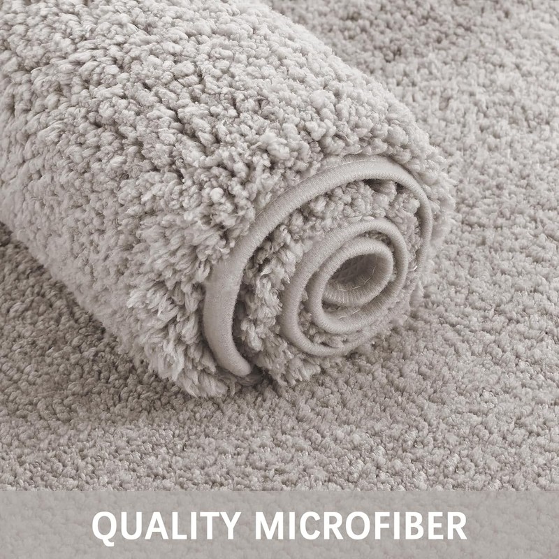 smiry Microfiber Bath Mat 40 x 60 cm, Non-Slip Super