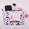 Cheerleader Makeup Bags for Girl Women Coach Birthday Party Favor