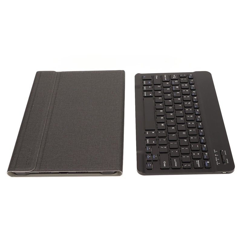 Keyboard Leather Case Set Portable Slim Wireless Keyboard Case with