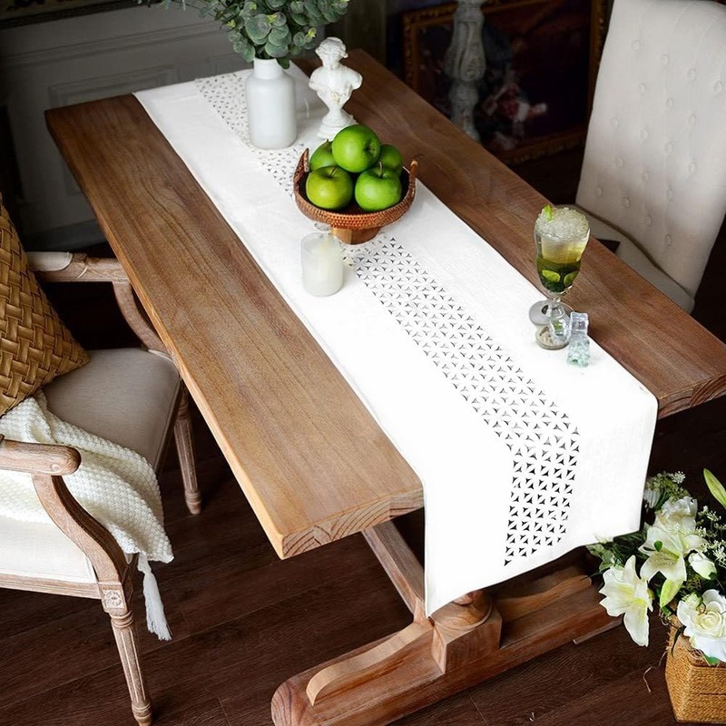 Aomiro Table Runner, Nordic Table Center Cross, Stylish, Table Runner,