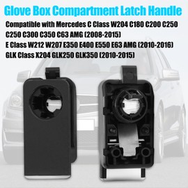 Jaronx Compatible with Mercedes Glove Box Latch Handle C Class W204 2008-2015/E Class W212 W207 2010-2016/GLK X204 2010-2015, Glove Box Handle Without Lock Cylinder, Fit for 2046800998 2126800098
