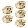 5Pcs Purse Clasp Alloy Material High Hardness Long Service Life