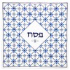 The Dreidel Company Embroidered Passover Matzah and Afikoman Bag Set