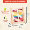 B. toys – Fruity! Wooden Abacus for Kids Classic Math