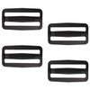 Shapenty Plastic Tri-glide Slides Button Fasteners Adjustable Webbing Triglides Slider