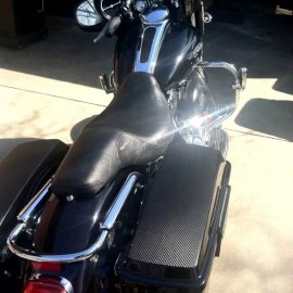 lid skins Black carbon hard bag lid covers Fits 1994-2013 Harley-Davidso