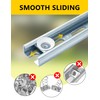 SIHAI 30-Pack 1/4"-20 Strut-Channel Cone Nuts, Position-Exact for Easy Installation,