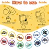 Eersida 120 Pcs Toilet Targets for Potty Training Boy Pee