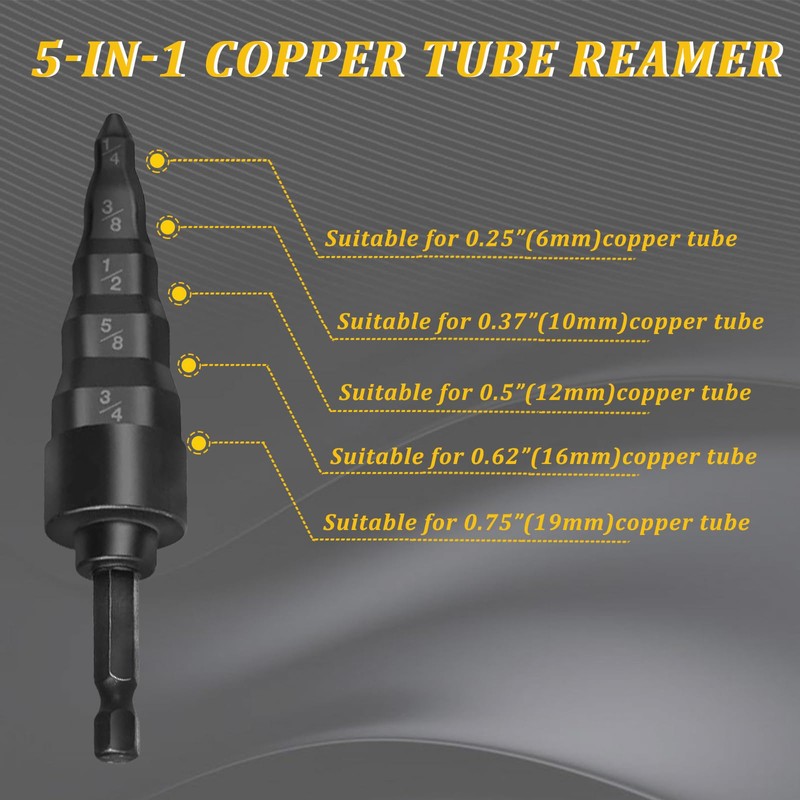 HVAC Swaging Bit Repair Tool - 5 in 1 Air