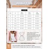 Dokotoo - Traje de baño para mujer, de punto hueco,