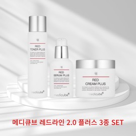 Medicube Red Line 2.0 Plus 3-piece set toner, serum, cream, sebum, blackhead, dead skin, moisturizing for acne-prone skin / 메디큐브 레드라인 2.0 플러스 3종 세트 토너 세럼 크림 여 드름성 피부용 피지 블렉헤드 각질 보습