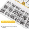 JatilEr 540Pcs Grub Screws Set, Metric Hex Grub Screw Mixed