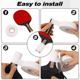 Anti-Slip Hockey Sticks Tape, 2Roll Sports Ice Hockey Grip Wrap Tapes,Non-Slip Ice Hockey Racket Tape,Non-Slip Grip Tapes Sports Tapes Ice Hockey Grip Tape, White