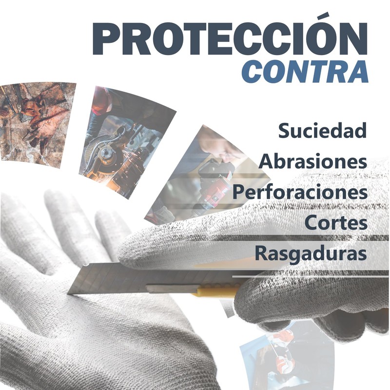 Exbrieco - Multifunctional work gloves made of polyurethane - colour