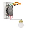 J.LUMI GFC2201 Self-Test Tamper Resistant GFCI Outlet and Switch, 15