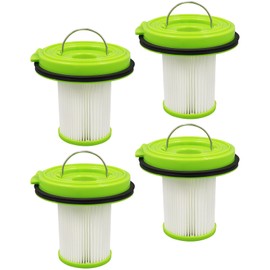 4 pack CleanView XR Pet Vacuum Features Filter Compatible With Bissell CleanView XR Pet 300W Lightweight Cordless Vacuum 3797V and 3789U, Part Number: 1638010
