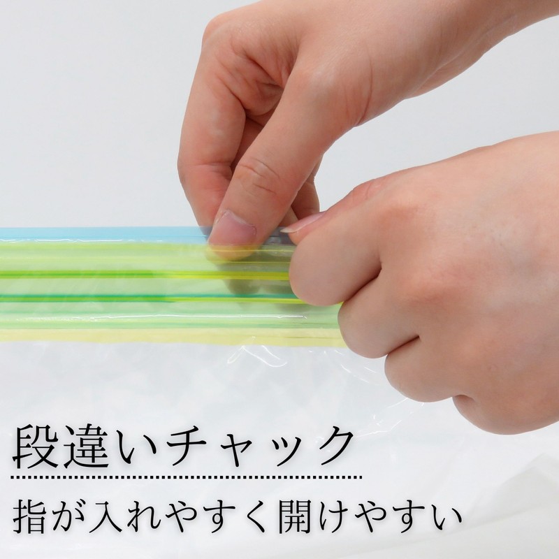 Towa Sangyo Compression Bag, Just Press From The Top, Clear
