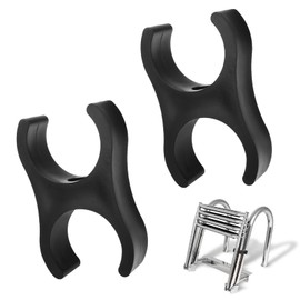 B00351PL-WS Marine Storage / Stowing Clips for B00351PL-WS Pontoon Boat Ladder Replacement, Pontoon Ladder Stowing Clips for 3 Steps Boat Telescopic Ladder or 4 Steps Boat Telescopic Ladder - 2 Pack