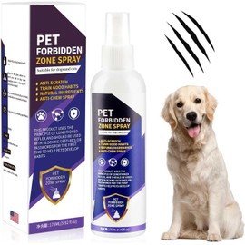LFJUNW No Chew Spray for Dogs & Cats, 175ML - Bitter Apple Spray for Dogs to Stop Chewing, Effective Dog Deterrent Spray for Carpet Furniture, Anti Chew Spray for Puppies Indoor & Outdoor Safe Purple