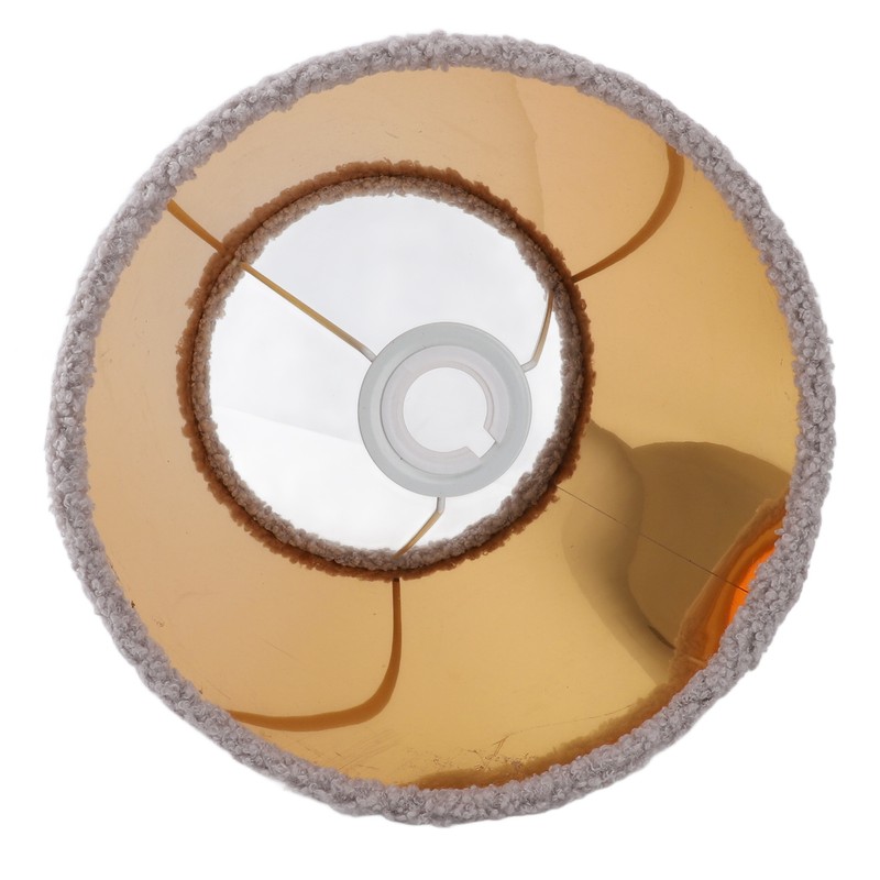 Table Lamp Shade Plush Cloth Tapered Simple Exquisite Lampshade for