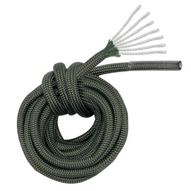 Mercury + Maia Honey Badger Survival Paracord Boot Laces - 7 Strand Nylon Core - Made in USA (40 inches, Olive Green, 2 Pairs)